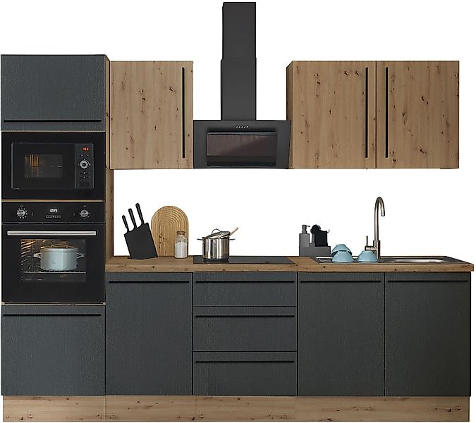 KOCHSTATION Küchenzeile Florida, Breite 270 cm, günstig online kaufen