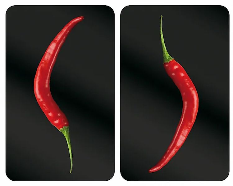 WENKO Herd-Abdeckplatte »Universal Modell Hot Peperoni«, (Set, 2 tlg.), Her günstig online kaufen