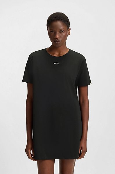 BOSS Nachthemd, weiches Baumwoll Nachtkleid günstig online kaufen