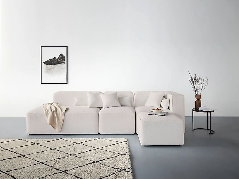 Home affaire Ecksofa "Sundstrup L-Form" Modulserie, individuelle Zusammenst günstig online kaufen