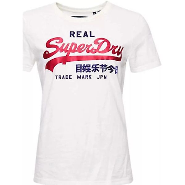 Superdry  T-Shirt satin Vintage Logo Duo günstig online kaufen