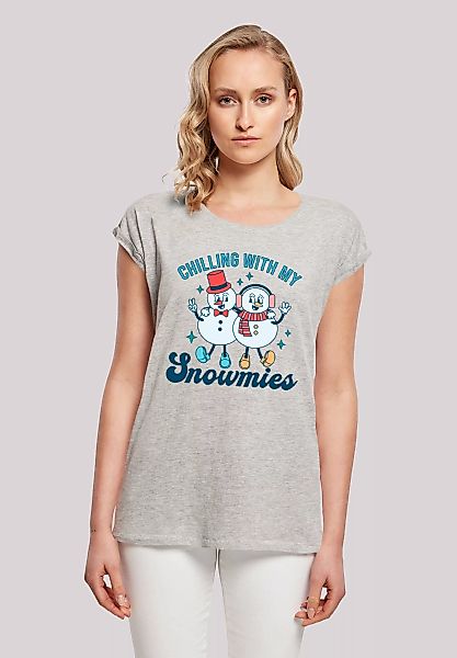 F4NT4STIC T-Shirt "Chilling with My Snowmies", Premium Qualität günstig online kaufen