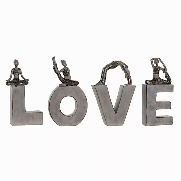 Deko-figur Dkd Home Decor Love Harz (13 X 6 X 23 Cm) (40 X 4 X 22 Cm) (4 Pc günstig online kaufen