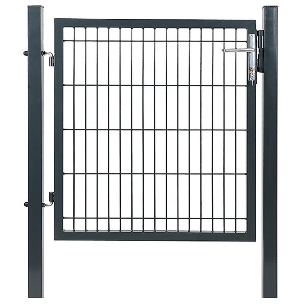 SONGMICS Gartentor, verzinkter Stahl, abschließbar, 106 günstig online kaufen