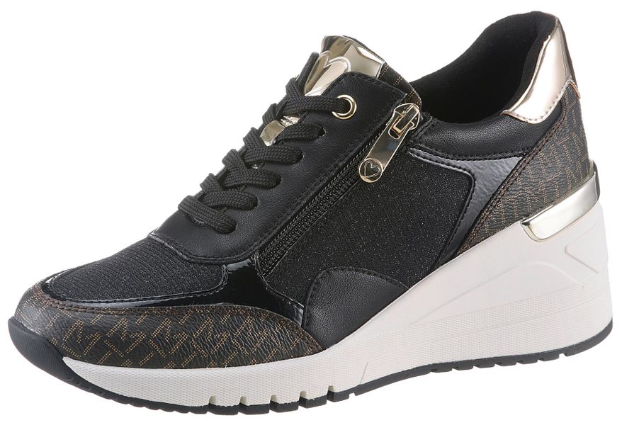 MARCO TOZZI Keilsneaker, Freizeitschuh, Halbschuh, Schnürschuh günstig online kaufen