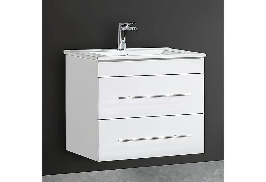 Alpenberger Badmöbel-Set Waschbecken mit Unterschrank - Waschbeckenuntersch günstig online kaufen