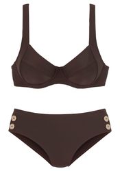 Vivance Bügel-Bikini mit goldfarbenen Zierknöpfen günstig online kaufen