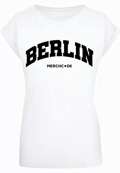 Merchcode T-Shirt Merchcode Damen Ladies Berlin Wording - T-Shirt (1-tlg) günstig online kaufen