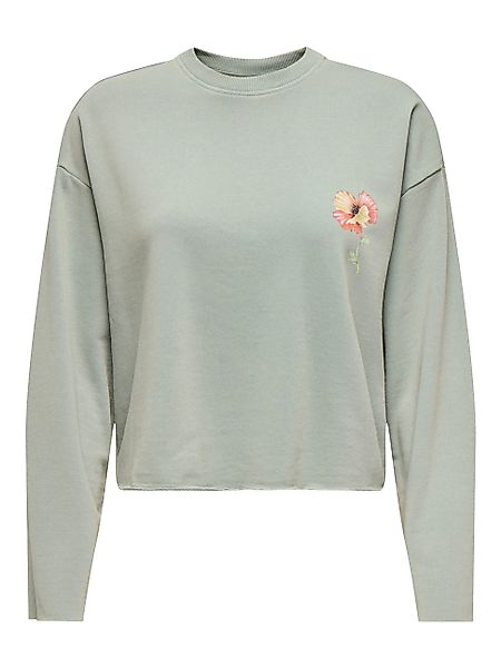 ONLY Sweatshirt ONLLUCINDA L/S FLOWERS O-NECK günstig online kaufen