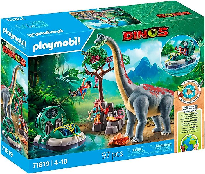 Playmobil® Brachiosaurus-Begegnung mit Luftkissenboot (71819), Playmobil günstig online kaufen
