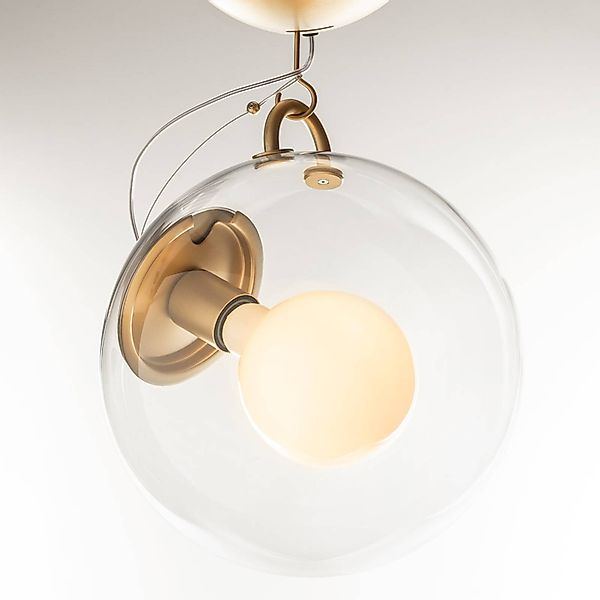 Artemide Miconos Glas-Deckenleuchte in Messing günstig online kaufen
