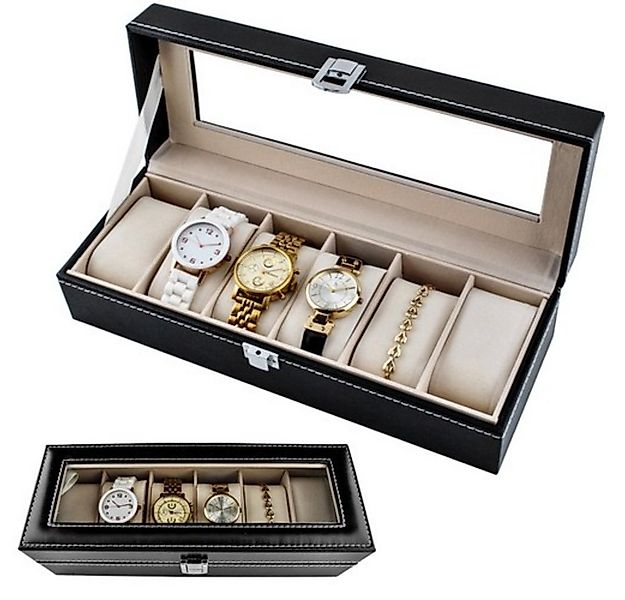 soulima Uhrenbox Uhrenorganizer Aufbewahrungsbox (Spar-Set, 1 St., aufbewah günstig online kaufen