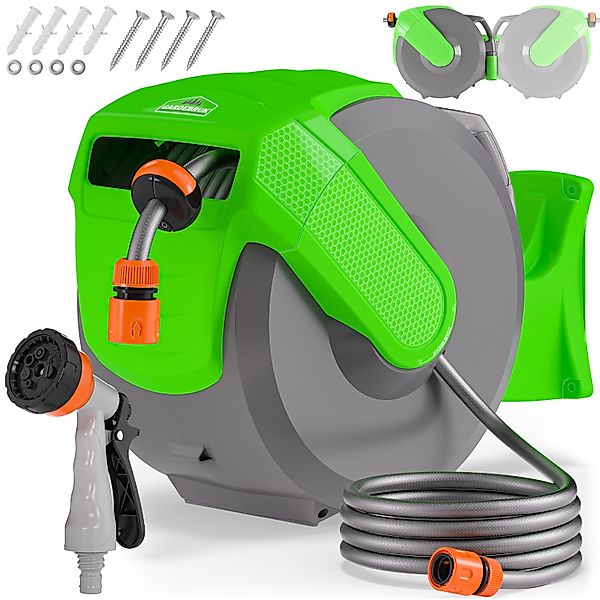 Wasserschlauchaufroller inkl Schlauchspritze 20m + 2m Zuleitung günstig online kaufen