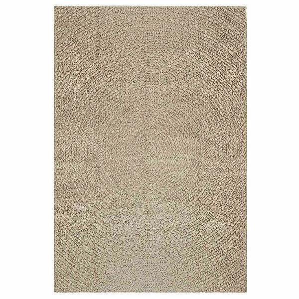 vidaXL Teppich Zizur Beige 140x200 Cm Juteoptik Indoor Und Outdoor 2232391 günstig online kaufen