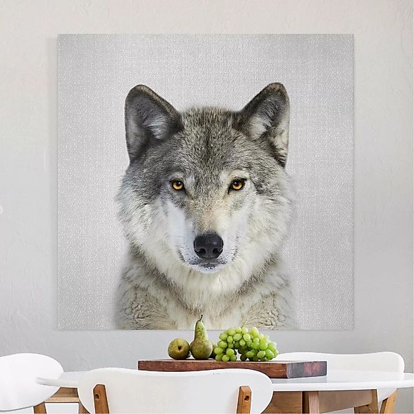 Leinwandbild Wolf Wendelin günstig online kaufen