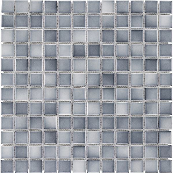 Mosaikmatte Keramik Grau Melange 33 cm x 33 cm günstig online kaufen