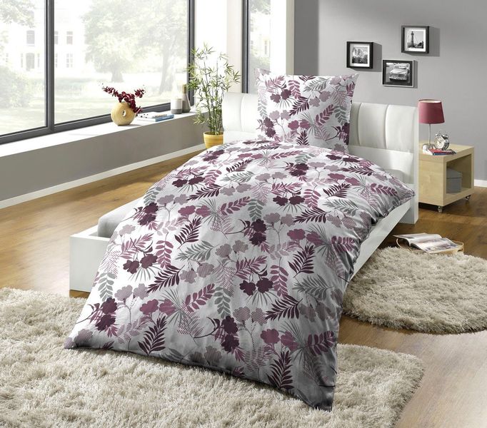 KiNZLER Bettwäsche "Bedruckte Poly-Cotton Bettwäsche "Vivian"" 2 Stk. tlg. günstig online kaufen