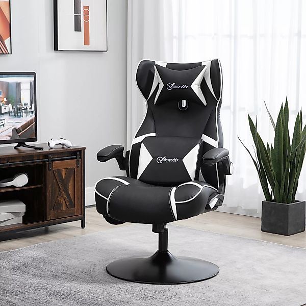 Vinsetto Gamingstuhl mit Wippfunktion, höhenverstellbarer Bürostuhl, ergono günstig online kaufen