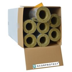 Scorprotect® Steinwolle voller Karton Rohrisolierung Steinwolle günstig online kaufen