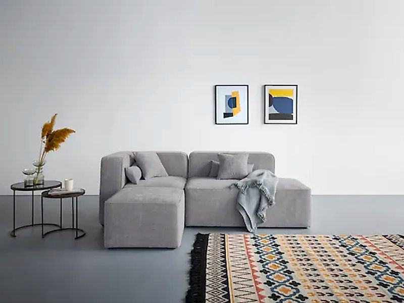 Home affaire Ecksofa »Sundstrup L-Form« Modulserie, individuelle Zusammenst günstig online kaufen