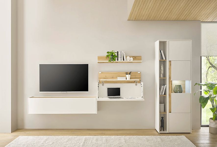 Home affaire Büromöbel-Set "CiTY/GiRON" Set, 5 Stk. tlg. günstig online kaufen