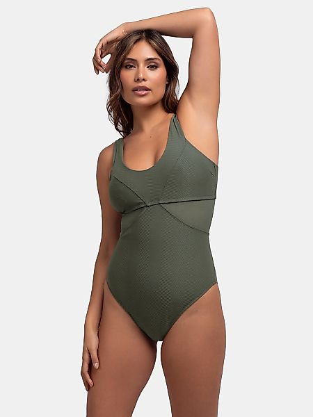 Dorina Badeanzug "SAINT TROPEZ", Ohne Bügel, Powermesh, herausnehmbare Pols günstig online kaufen