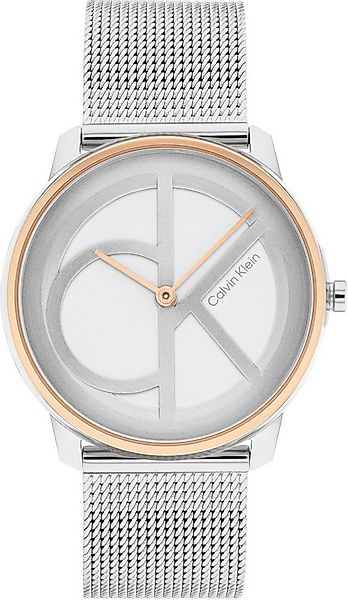 Calvin Klein Quarzuhr CK ICONIC 35 mm 25200033, Armbanduhr, Damenuhr, Miner günstig online kaufen