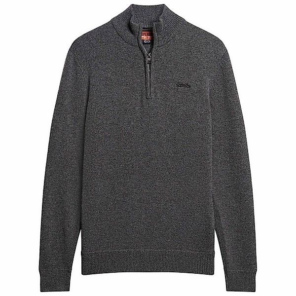 Superdry Sweatshirt Herren Strickpullover - Henley, ESSENTIAL EMB KNIT günstig online kaufen