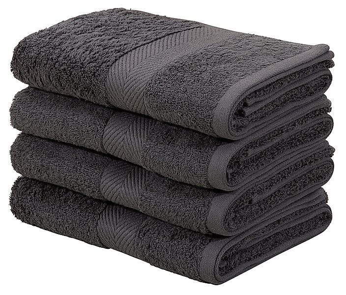 my home Handtücher "Eva, 4 Handtücher 50x100, Premium-Qualität 550g/m²" fla günstig online kaufen