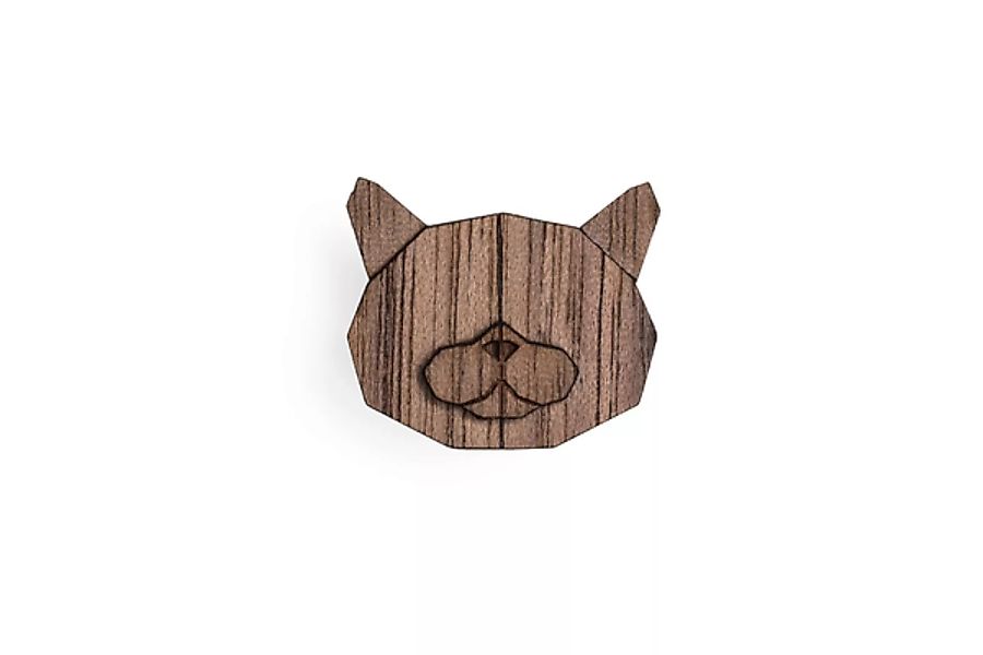 Brosche Aus Holz "British Cat"| Mode Schmuck günstig online kaufen