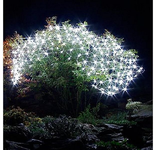 Nipach LED-Lichterkette BA11749 LED Lichternetz 100er kaltweiß 1,5x1,5m günstig online kaufen