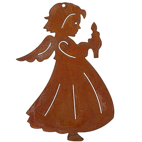Rostikal Weihnachtsfigur Weihnachtsdeko aussen Weihnachten Engel günstig online kaufen