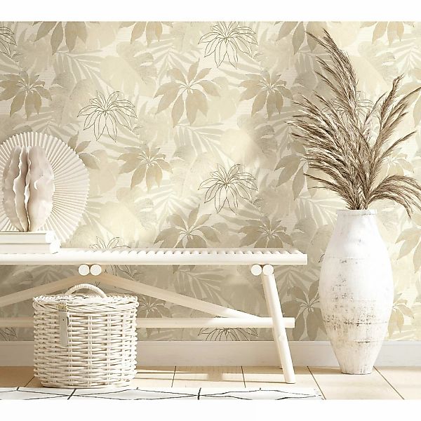 Marburg Vliestapete Avalon Dschungel Beige FSC® günstig online kaufen