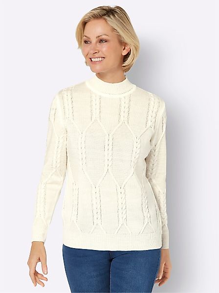 Sieh an! Strickpullover Langarm-Pullover günstig online kaufen