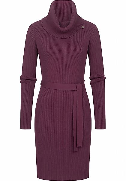 Ragwear Sweatkleid "Miyya" Ohne Taschen warmes Winterkleid mit breitem Roll günstig online kaufen