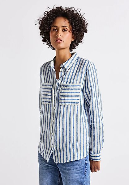 STREET ONE Langarmbluse mit Brusttaschen günstig online kaufen