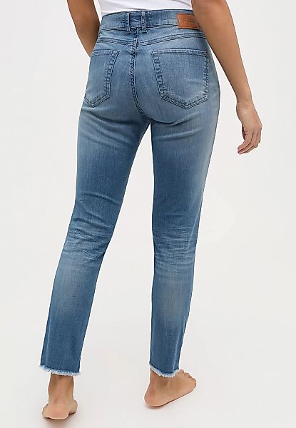 ANGELS Skinny-fit-Jeans "Ankle Zip Fringe" günstig online kaufen