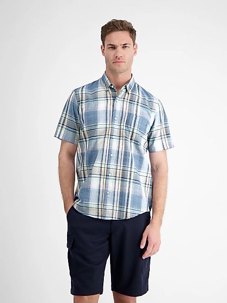 LERROS Kurzarmhemd "Karohemd in sommerlicher Strukturqualität" günstig online kaufen