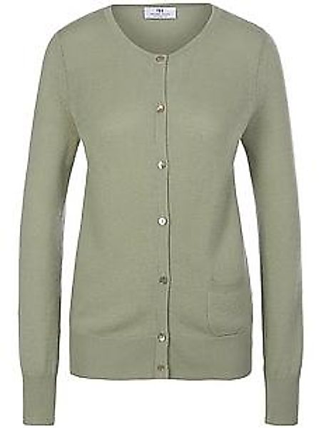 Strickjacke aus 100% Premium-Kaschmir Peter Hahn Cashmere grün günstig online kaufen