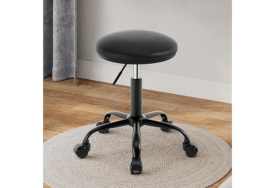 EUGAD Barhocker, Schminkstuhl höhenverstellbar drehbar, runder Hocker 360° günstig online kaufen