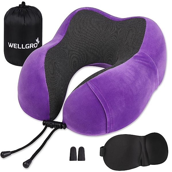 Wellgro Nackenkissen Nackenkissen mit Schlafmaske und günstig online kaufen