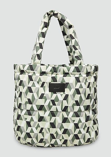s.Oliver Tragetasche Shopper aus bedrucktem Nylon günstig online kaufen