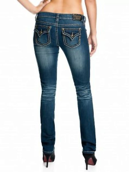 Antique Rivet Damen Jeans Linda günstig online kaufen