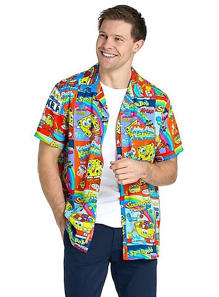 Opposuits T-Shirt Spongebob Breakfast Sommerhemd Hawaiihemd mit Spongebobs günstig online kaufen