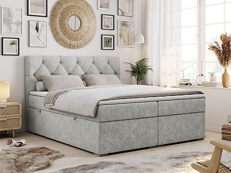MKS MÖBEL Boxspringbett ALDA (Set, Packung, günstig online kaufen