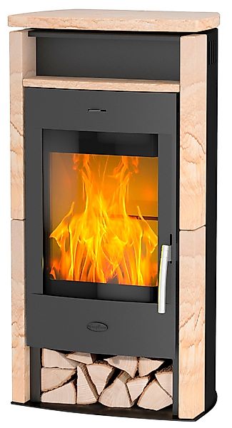 Fireplace Kaminofen Santiago Sandstein, 6,0 kW, günstig online kaufen