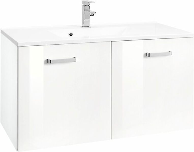 welltime Waschbeckenunterschrank »Ravenna«, Badmöbel, Waschtisch inkl. Wasc günstig online kaufen