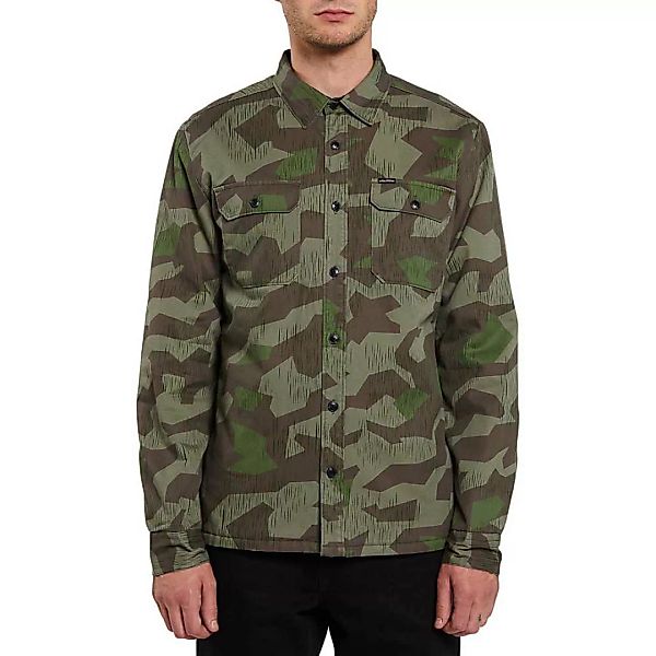 Volcom Trademan Langarm Hemd S Camouflage günstig online kaufen