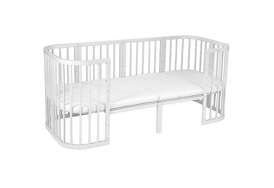 Waldin Babybett Erweiterung auf 174cm für 7in1 Babybett, KEIN BETT, Weiß günstig online kaufen