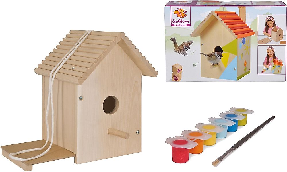 Eichhorn Kreativset Outdoor Vogelhaus, (Set), Zum günstig online kaufen